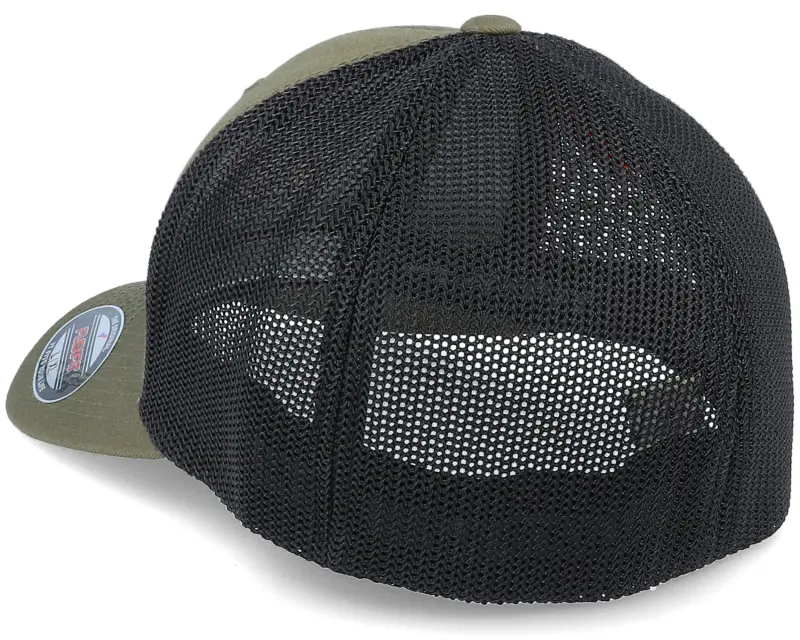 Iconic Organic Aloha Sunset Olive Mesh Flexfit online