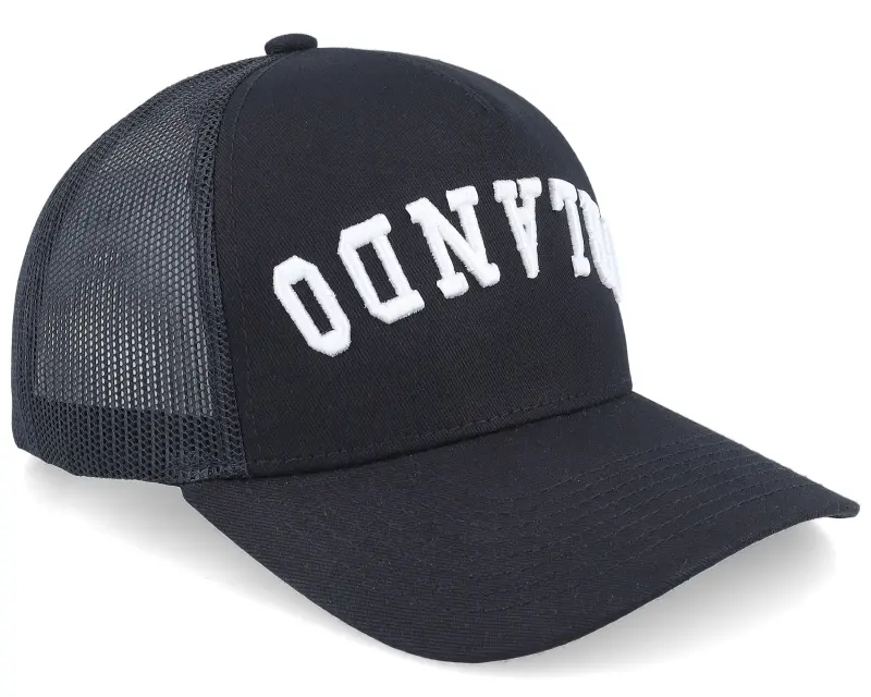 Iconic Orlando Upside Down 3d Black A-frame Trucker online