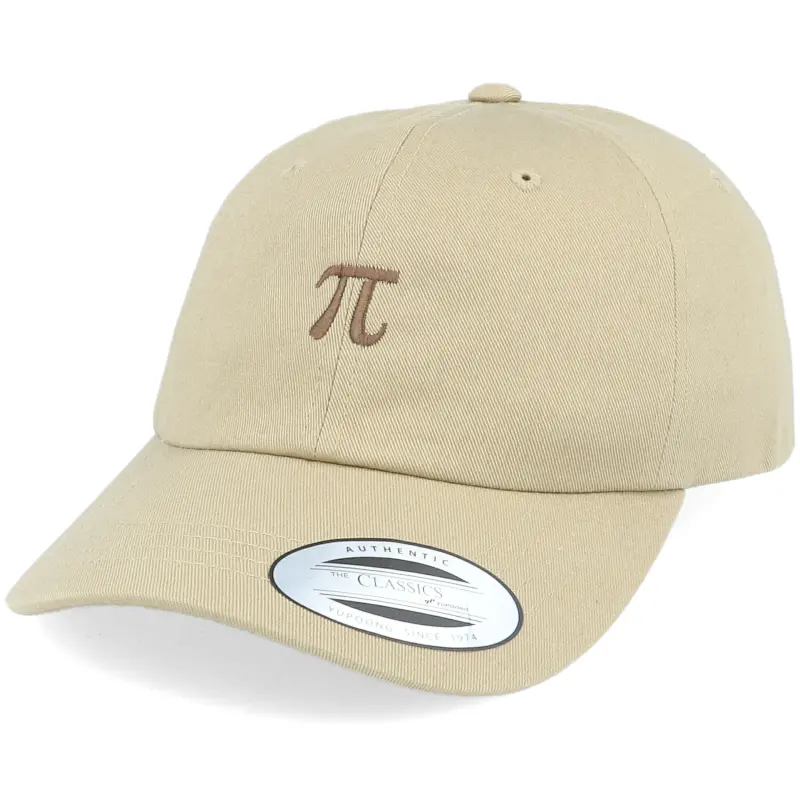 Iconic Pi Archimedes Constant Khaki Dad Cap online