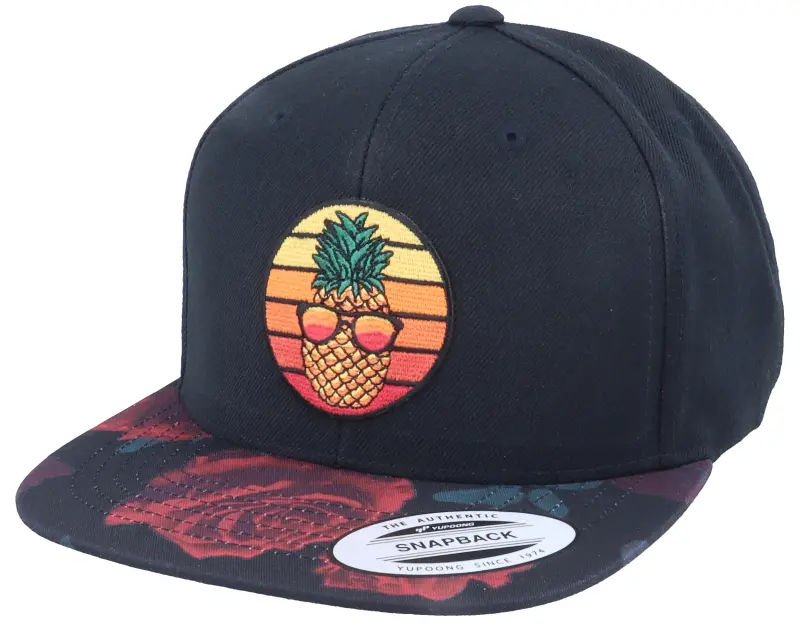 Iconic Pineapple Sunset Rose Red Snapback online