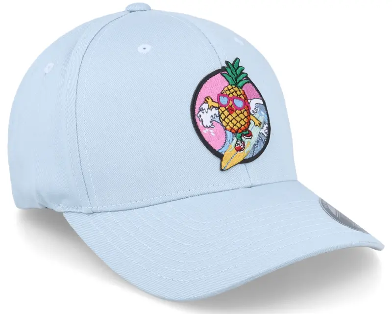 Iconic Pineapple Surfer Summer Carolina Blue Flexfit online