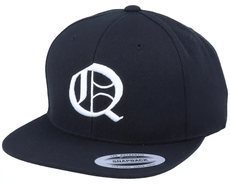 Iconic Q Letter 3D Black Snapback online