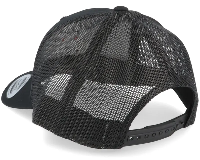 Iconic Red Eye Skull Black Trucker online