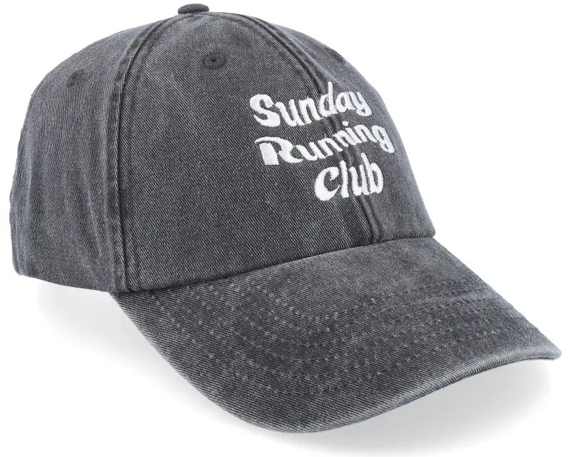 Iconic Sunday Running Club Washed Black Dad Cap online
