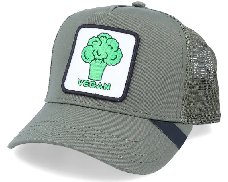 Iconic Vegan Patch Olive Trucker online