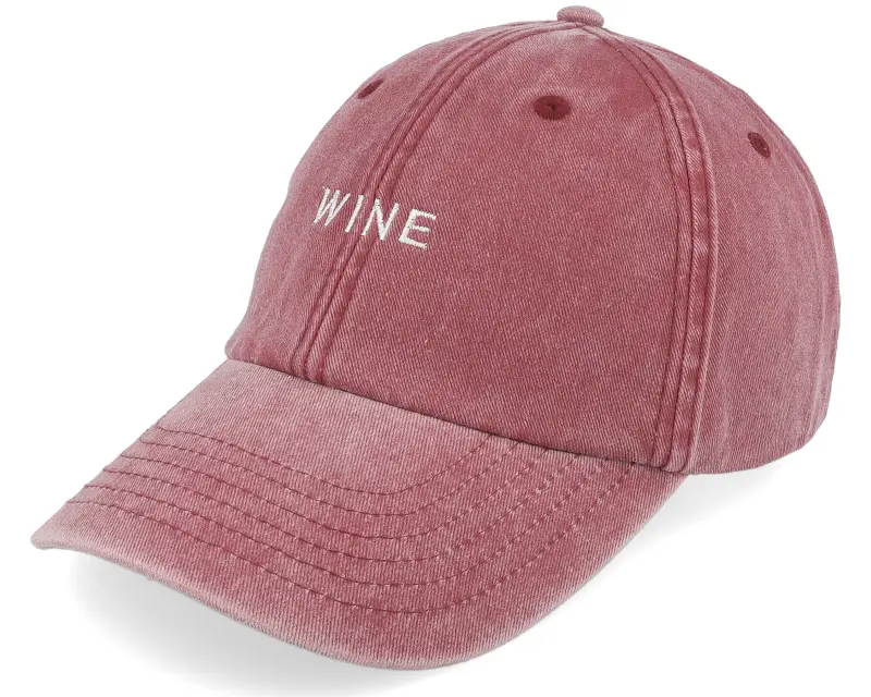 Iconic Wine Vintage Washed Red Dad Cap online
