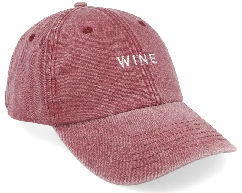 Iconic Wine Vintage Washed Red Dad Cap online