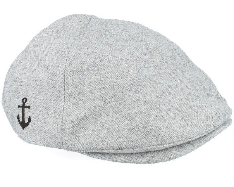 Jack Anchor Anchor Patch Light Grey Ivy Flat Cap online