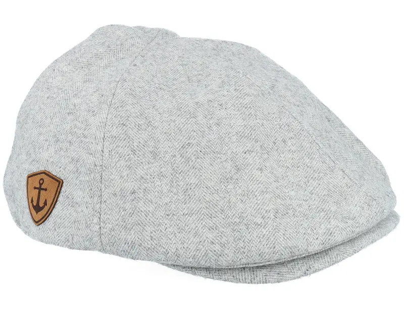 Jack Anchor Anchor Shiled Patch Light Grey Ivy Flat Cap online