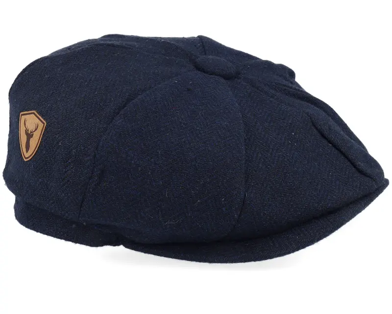 Jack Anchor Deer Shield Patch Navy Bakerboy Flat Cap online