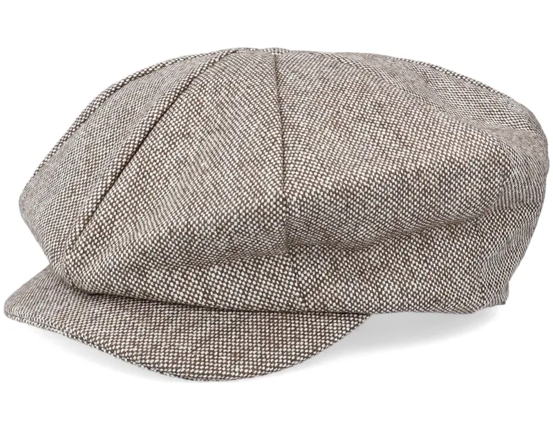 Jaxon & James Marl Tweed Big Apple Brown Flat Cap online