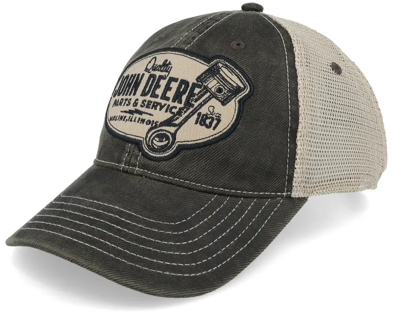 John Deere Chan & Mesh Grey/Beige Dad Cap Trucker online