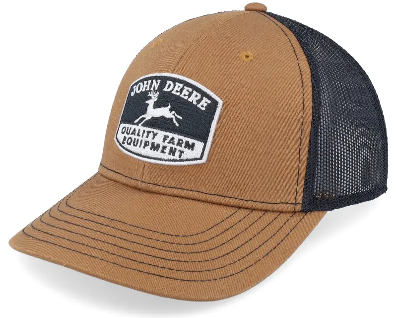 John Deere Cotton/Poly Mesh Coyote Brown Trucker online