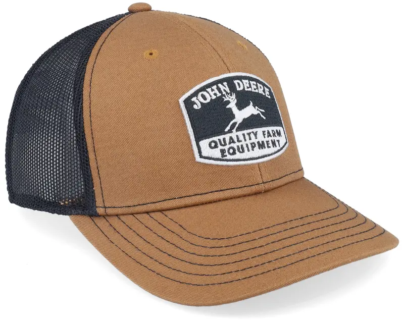 John Deere Cotton/Poly Mesh Coyote Brown Trucker online