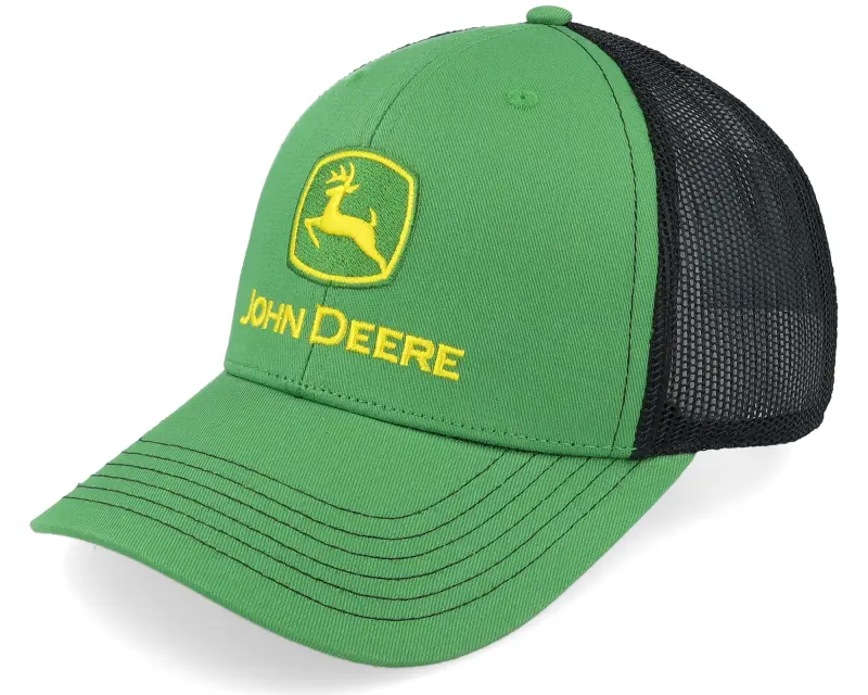 John Deere Current Embroidery Black/Green Trucker online