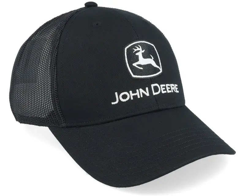 John Deere Current Embroidery Black Trucker online