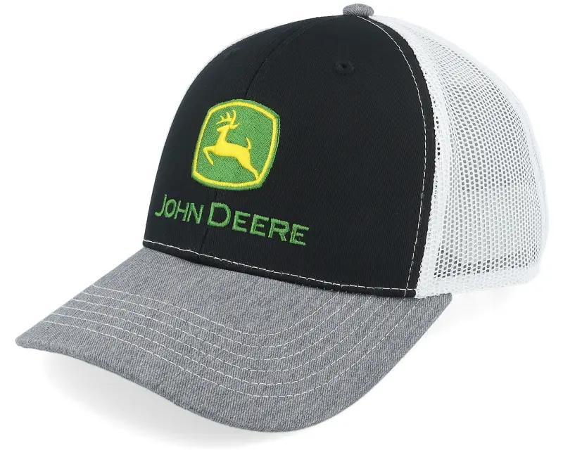 John Deere Current Embroidery White/Black/Grey Trucker online