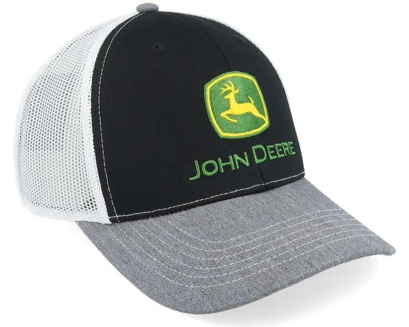 John Deere Current Embroidery White/Black/Grey Trucker online
