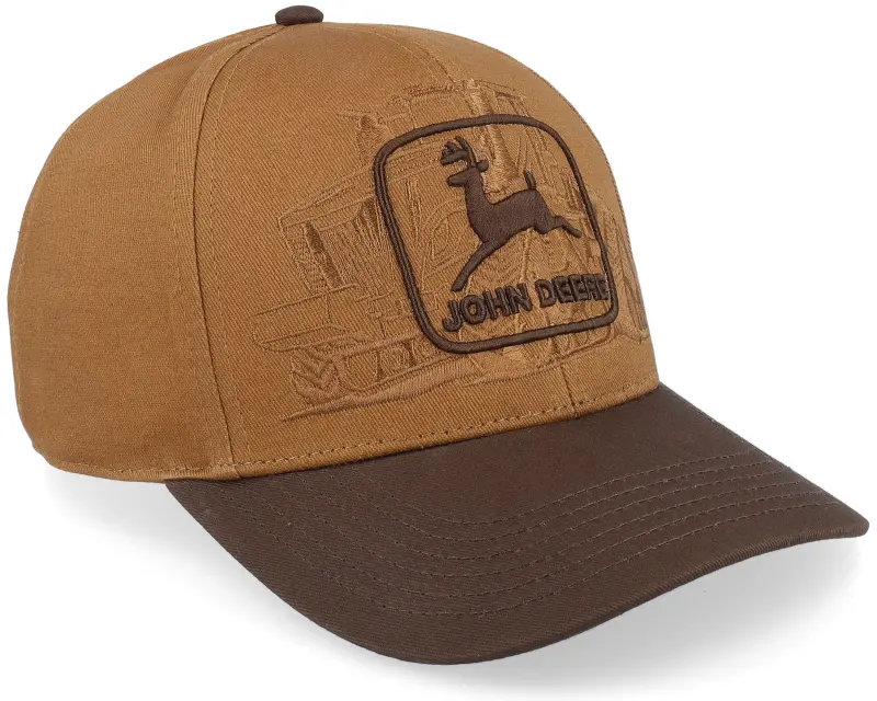 John Deere Logo Silhouette Embroidered Ball Brown Adjustable online