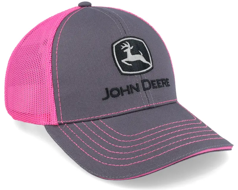 John Deere Neon Cap Grey/Pink Trucker online