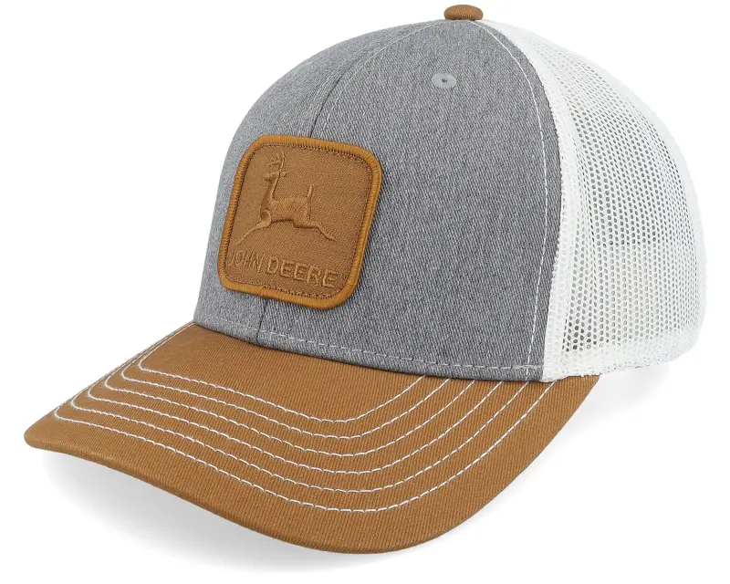 John Deere Patch White/Grey/Brown Trucker online