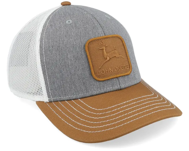 John Deere Patch White/Grey/Brown Trucker online