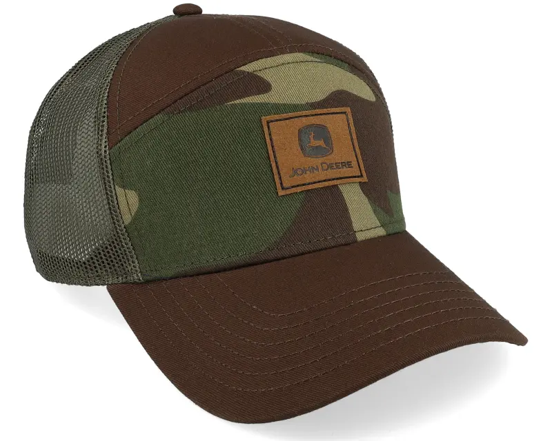 John Deere Sueded Patch Green/Camouflage/Brown Trucker online
