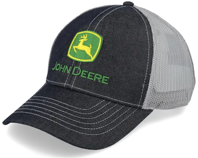 John Deere Twill & Mesh Logo Charcoal Trucker online