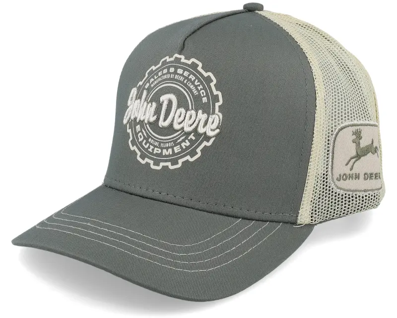 John Deere Vintage 5 Panel Olive Trucker online
