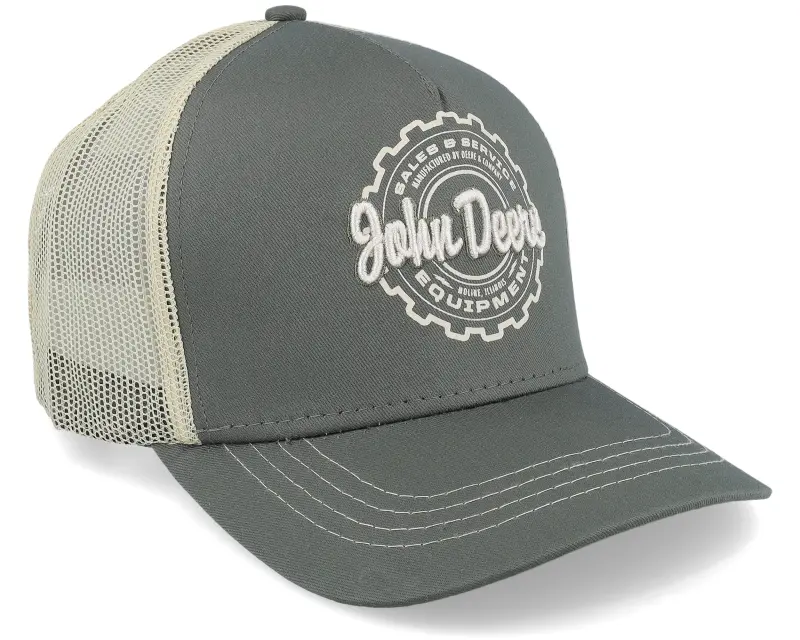 John Deere Vintage 5 Panel Olive Trucker online