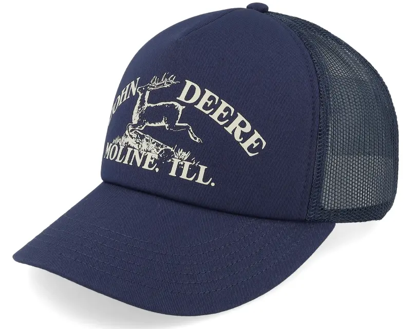 John Deere Vintage Print Blue Trucker online