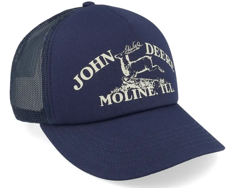 John Deere Vintage Print Blue Trucker online