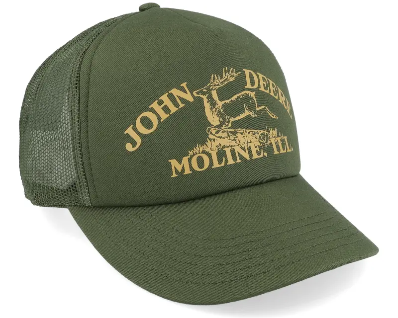 John Deere Vintage Print Dark Green Trucker online