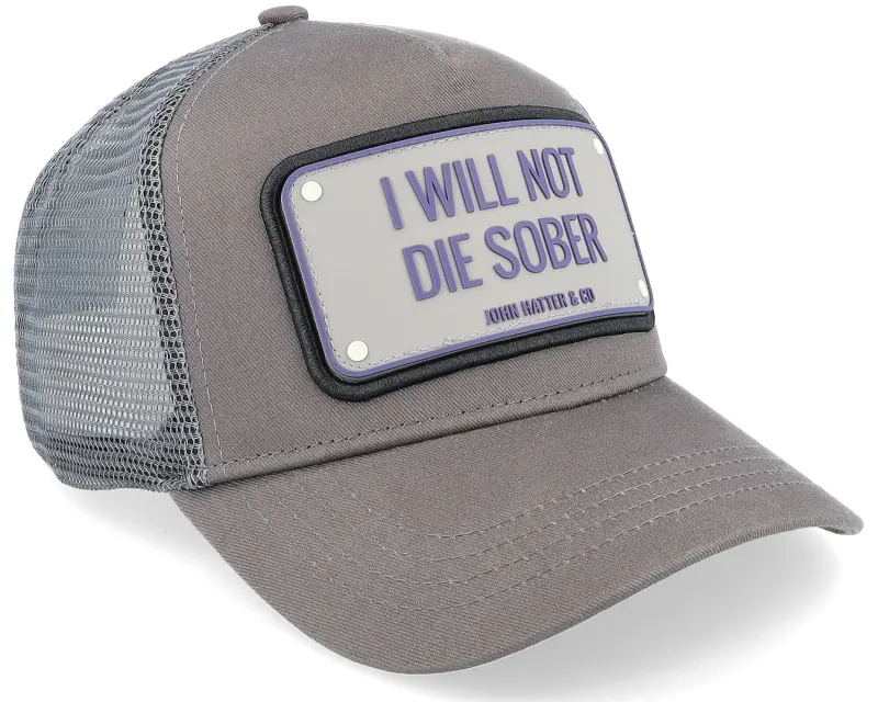 John Hatter & Co Not Die Sober Grey Trucker online