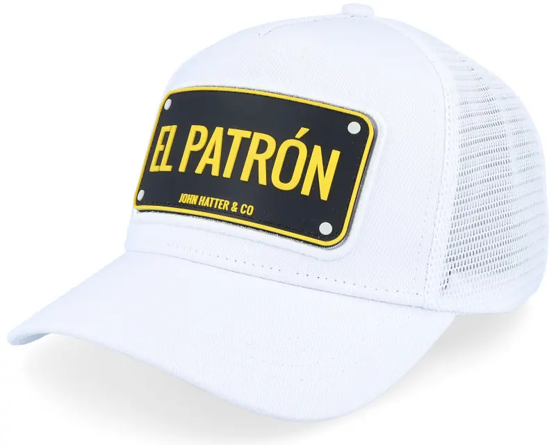 John Hatter & Co Rubber- El Patron White Trucker online