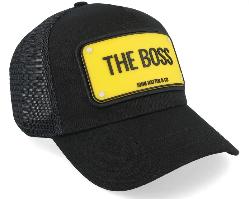 John Hatter & Co The Boss Black A-Frame Trucker online