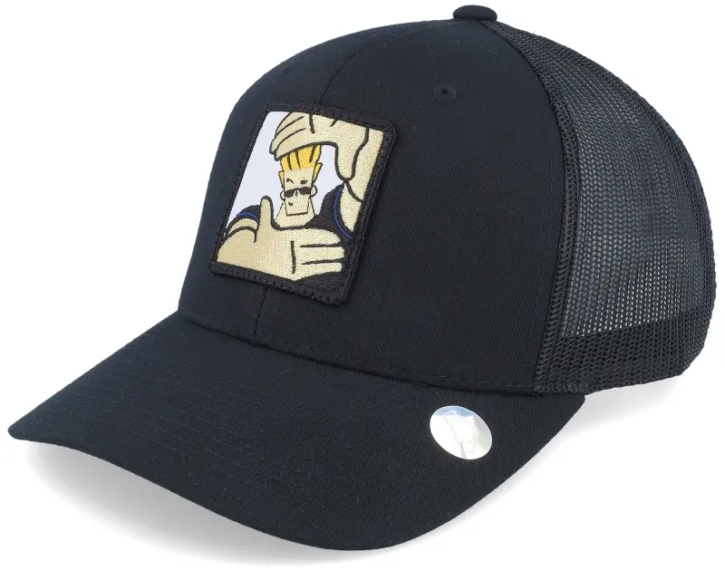 Johnny Bravo Bravo Photo Pose Black Trucker online