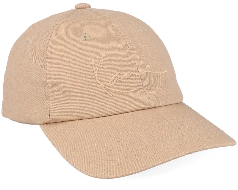 Karl Kani Signature Cap Washed Light Beige Dad Cap online