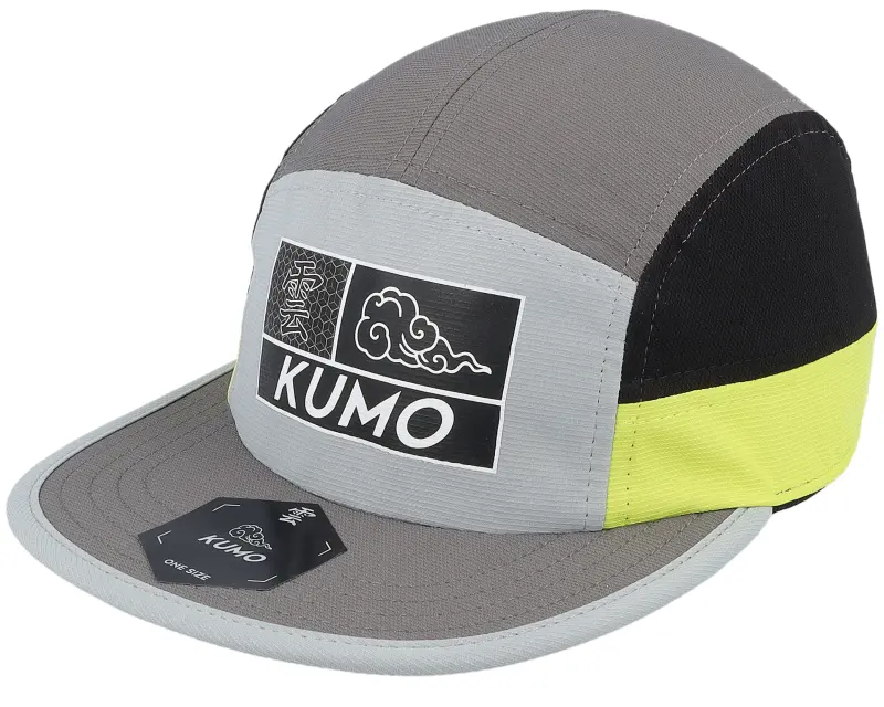 Kumo Label Style Box Logo Cloudfit Grey/Black/Yellow 5-Panel online