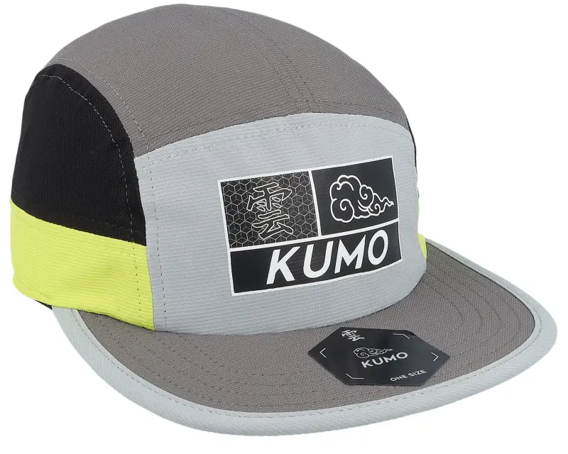 Kumo Label Style Box Logo Cloudfit Grey/Black/Yellow 5-Panel online