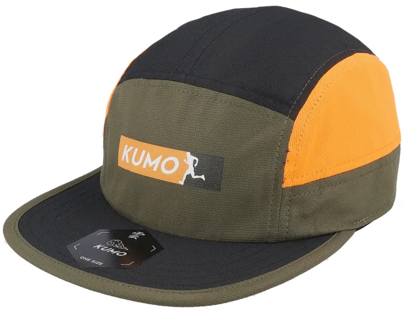 Kumo Running Box Logo Cloudfit Olive/Black/Orange 5-Panel online