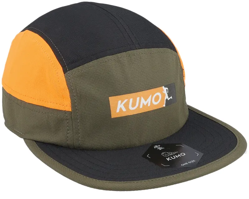 Kumo Running Box Logo Cloudfit Olive/Black/Orange 5-Panel online