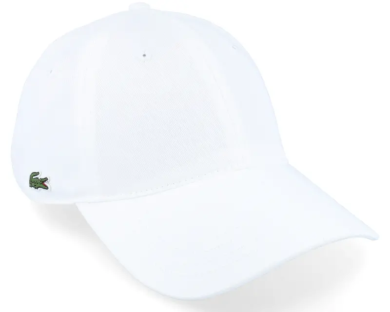 Lacoste Side Patch 1 White Dad Cap online