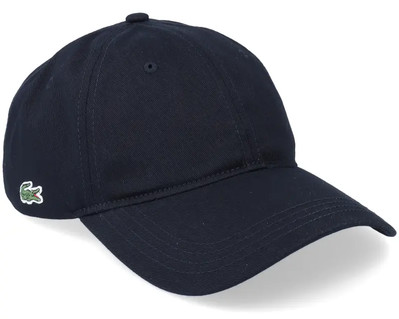 Lacoste Small Side Logo Pu Strap Black Dad Cap online