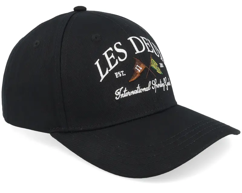 Les Deux Ivy League Organic Baseball Cap Black Adjustable online