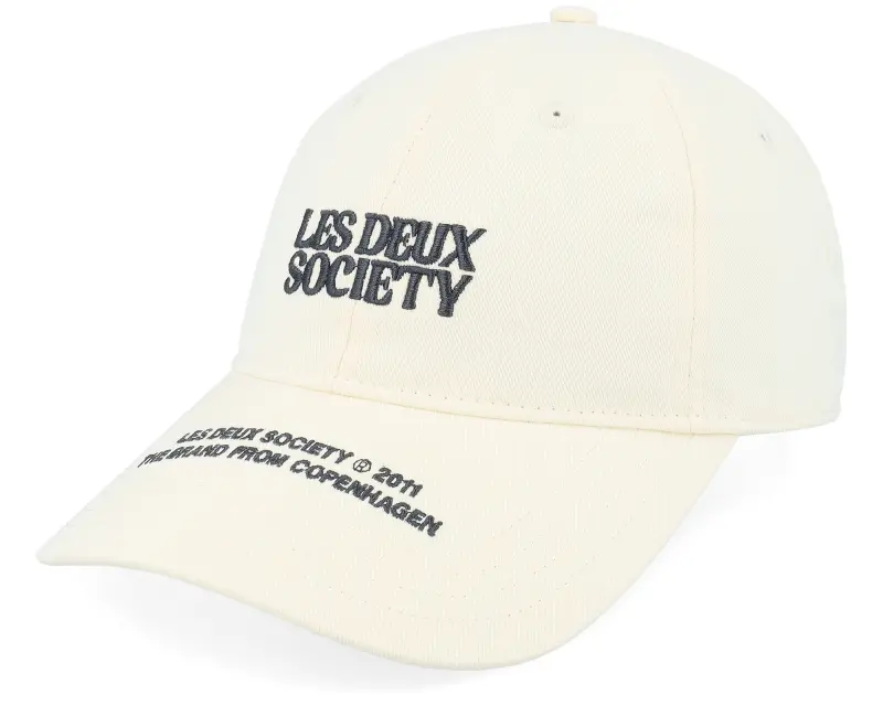 Les Deux Society Ivory/Dark Navy Dad Cap online