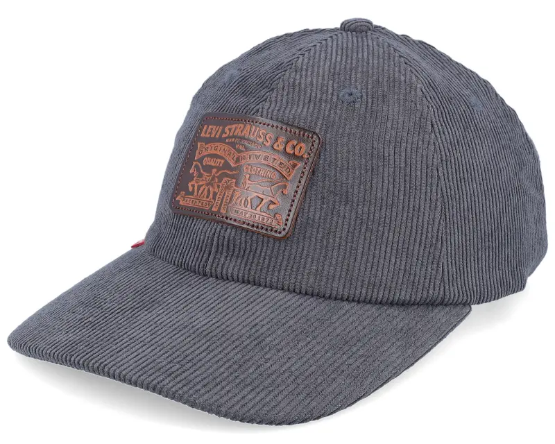 Levi’s Relaxed Heritage Cap Dark Grey Dad Cap online