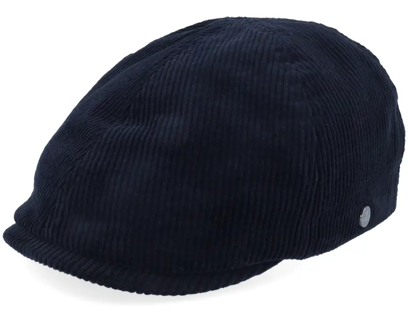 Lierys Duck Cap Corduroy Navy Flatcap online