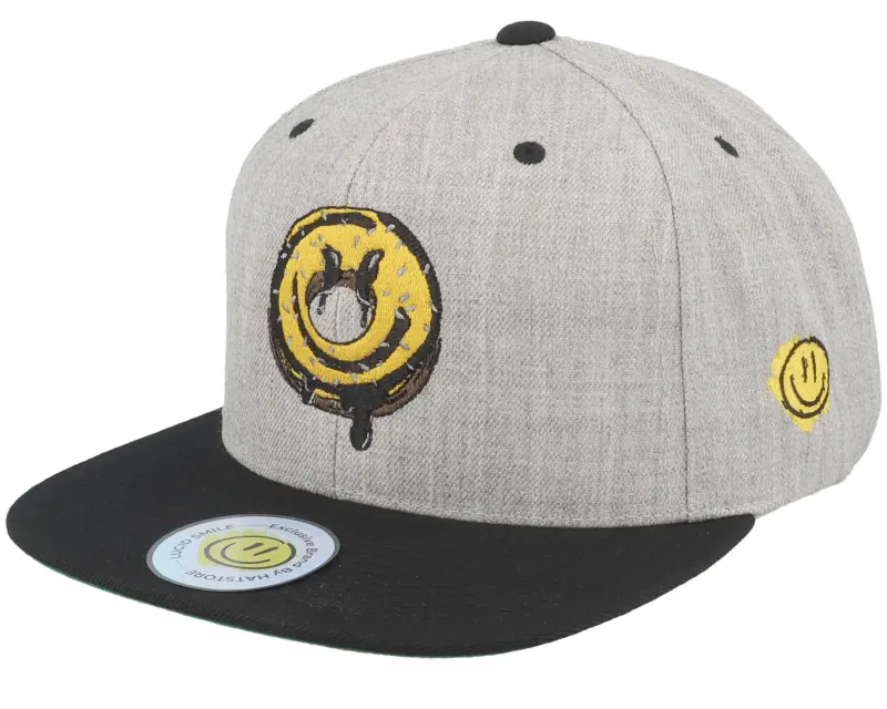 Lucid Smile Doughnut Smile Heather Grey/Black Snapback online