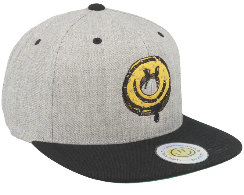 Lucid Smile Doughnut Smile Heather Grey/Black Snapback online